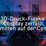 3D-Druck-Fiasko: Cosplay zerfällt mitten auf der Con