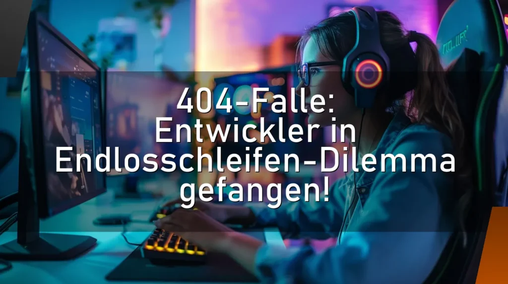 404-Falle: Entwickler in Endlosschleifen-Dilemma gefangen!