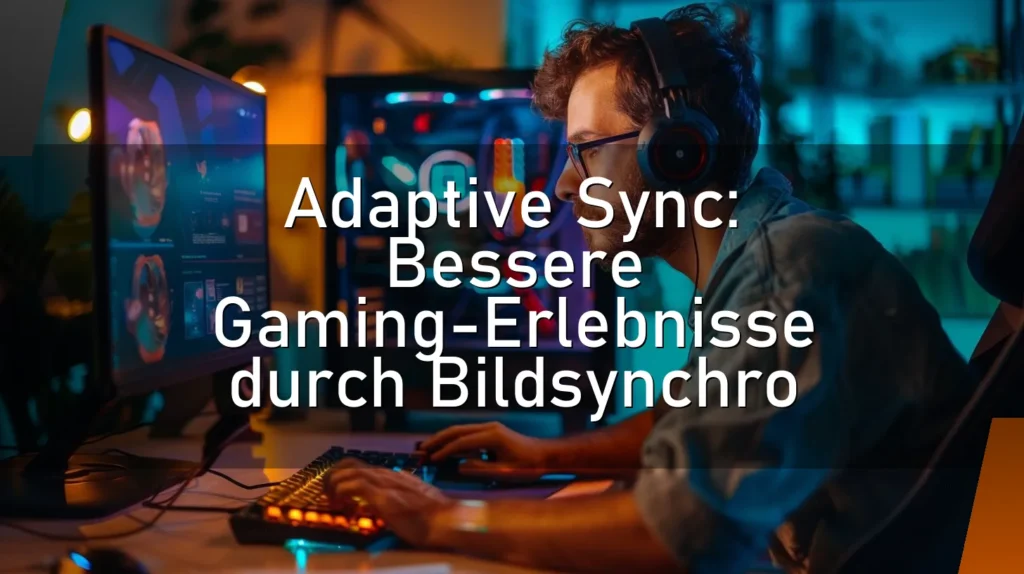 Adaptive Sync: Bessere Gaming-Erlebnisse durch Bildsynchro