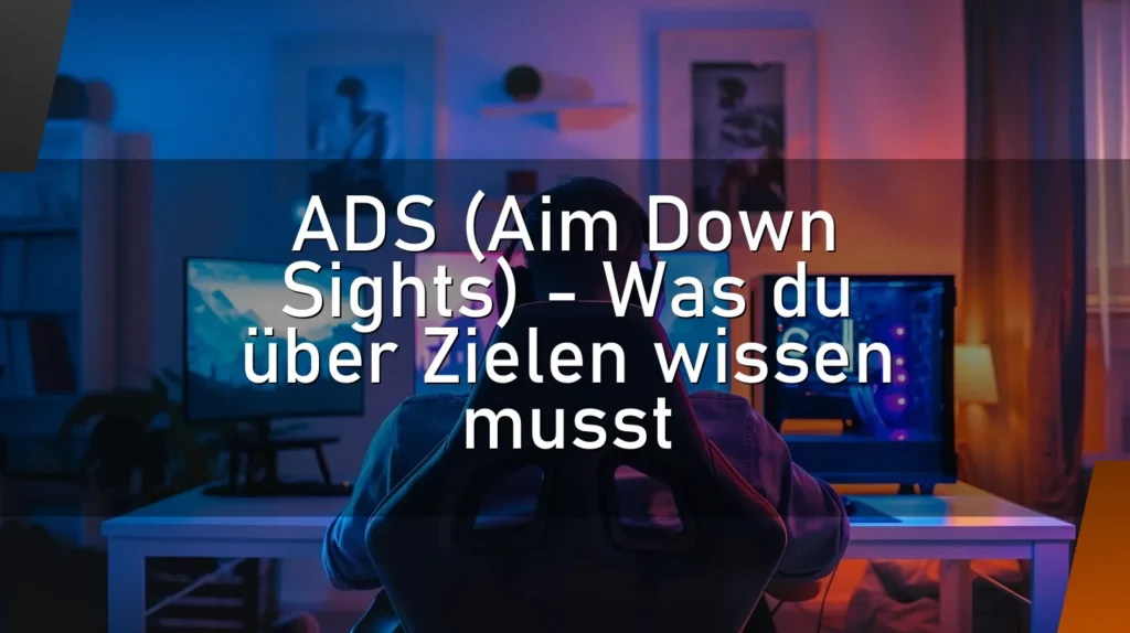 ADS (Aim Down Sights) – Was du über Zielen wissen musst