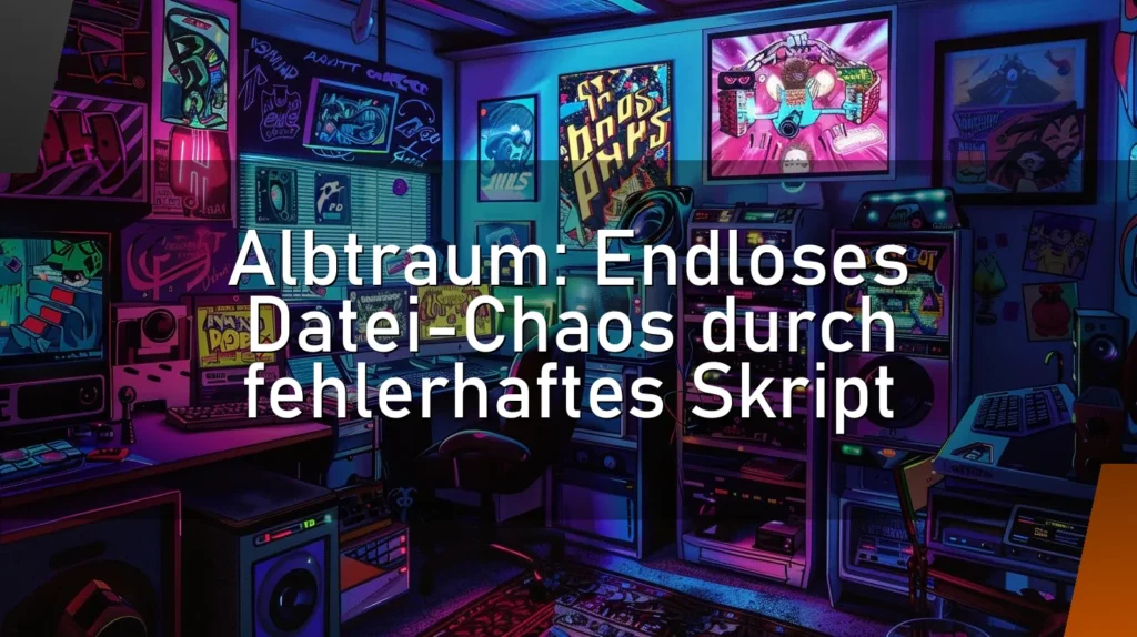 Albtraum: Endloses Datei-Chaos durch fehlerhaftes Skript