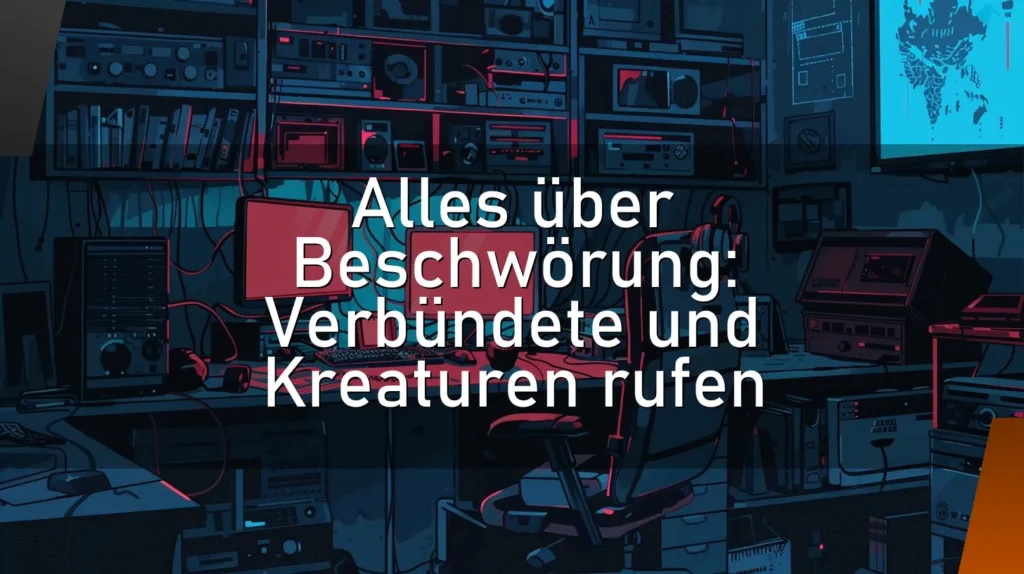 Alles über Beschwörung: Verbündete und Kreaturen rufen