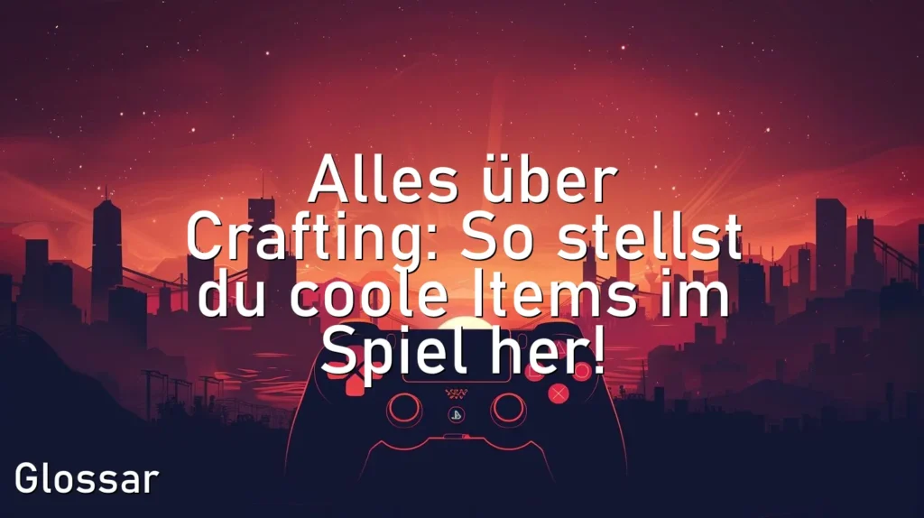 Alles über Crafting: So stellst du coole Items im Spiel her!