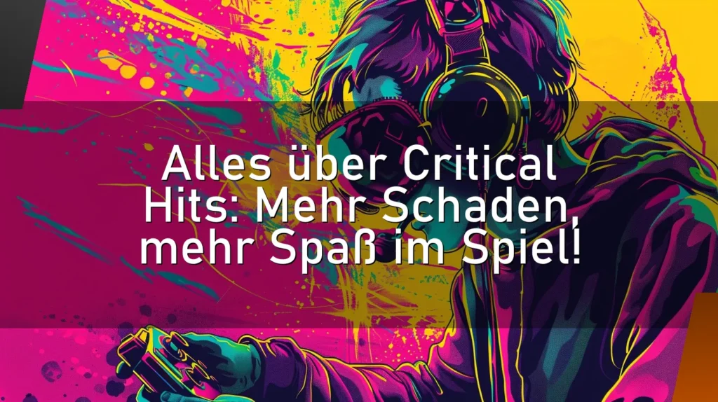 Alles über Critical Hits: Mehr Schaden, mehr Spaß im Spiel!
