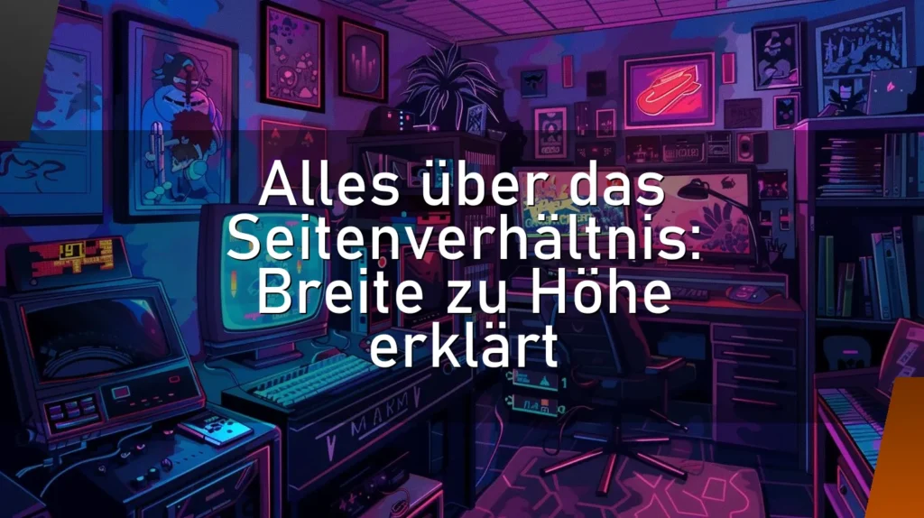 Alles über das Seitenverhältnis: Breite zu Höhe erklärt