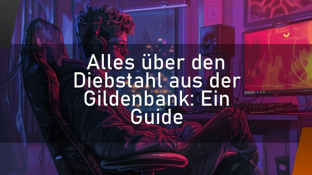 Alles über den Diebstahl aus der Gildenbank: Ein Guide