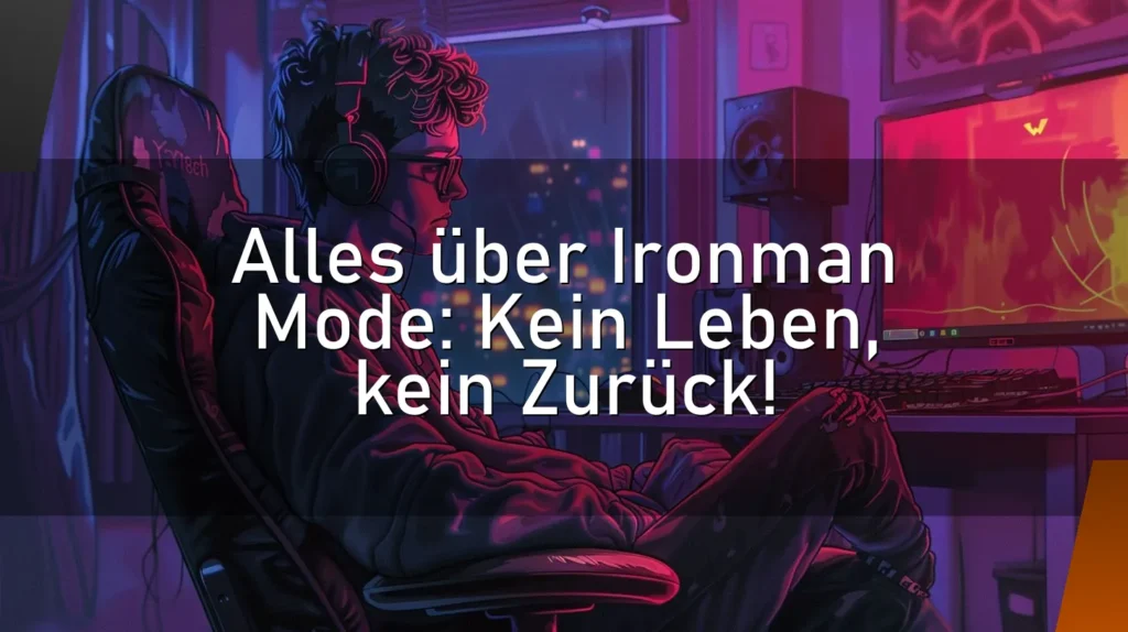 Alles über Ironman Mode: Kein Leben, kein Zurück!