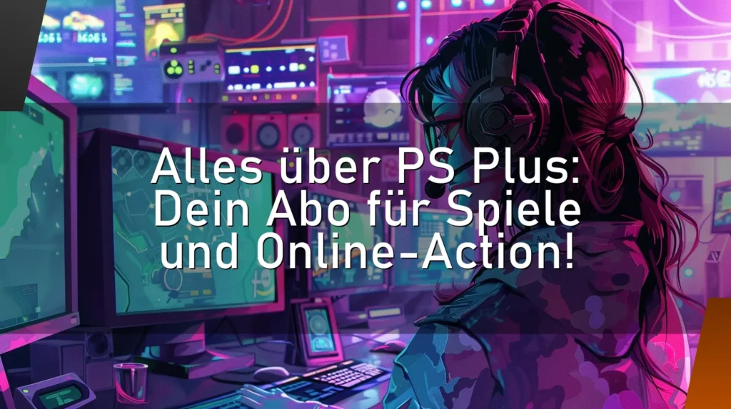 Alles über PS Plus: Dein Abo für Spiele und Online-Action!