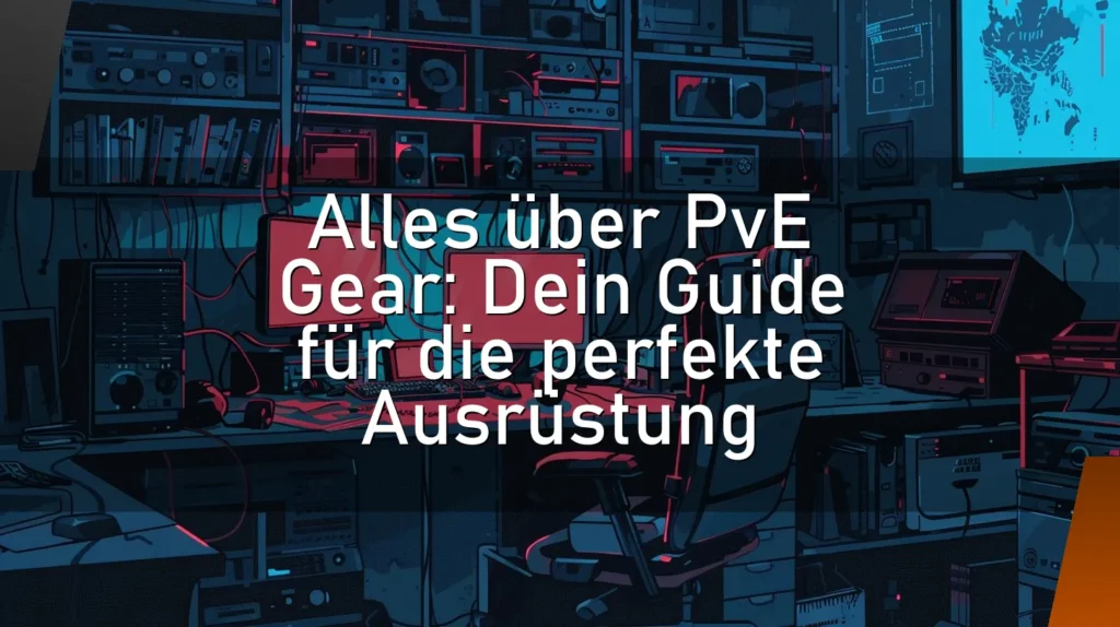 Alles über PvE Gear: Dein Guide für die perfekte Ausrüstung