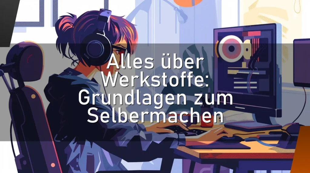 Alles über Werkstoffe: Grundlagen zum Selbermachen