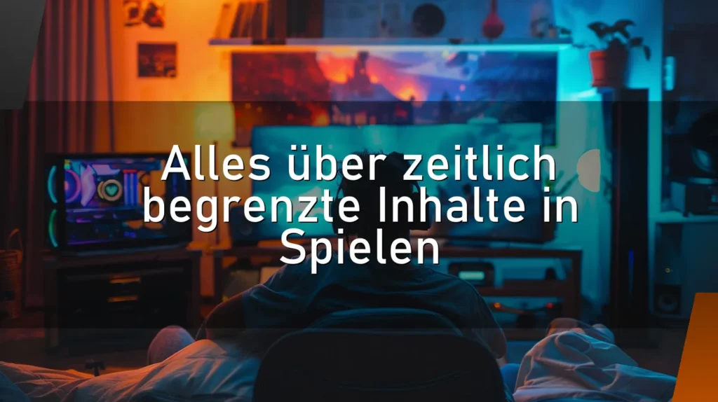 Alles über zeitlich begrenzte Inhalte in Spielen