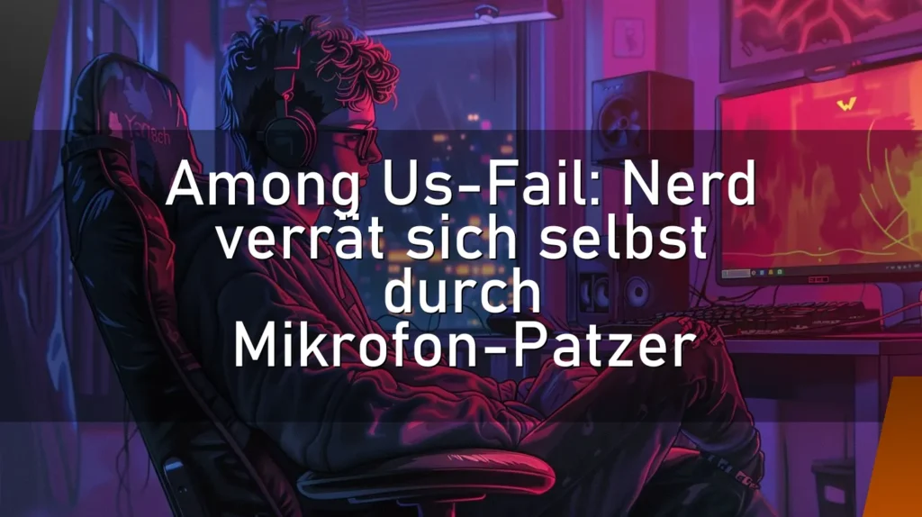 Among Us-Fail: Nerd verrät sich selbst durch Mikrofon-Patzer