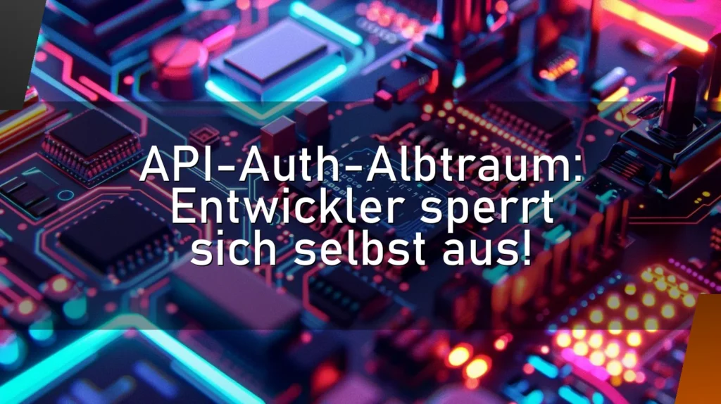 API-Auth-Albtraum: Entwickler sperrt sich selbst aus!
