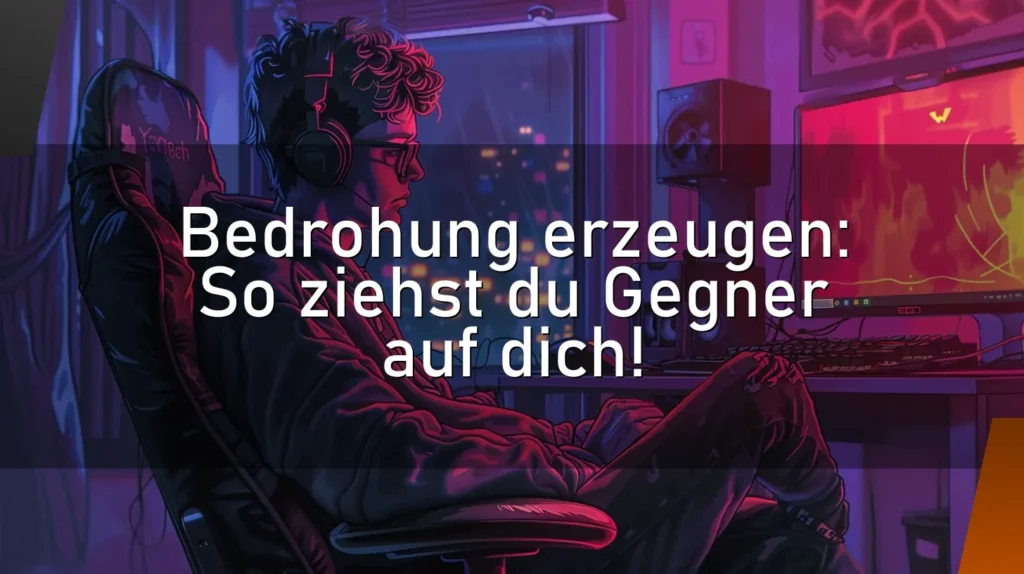 Bedrohung erzeugen: So ziehst du Gegner auf dich!