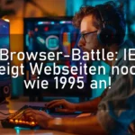 Browser-Battle: IE zeigt Webseiten noch wie 1995 an!