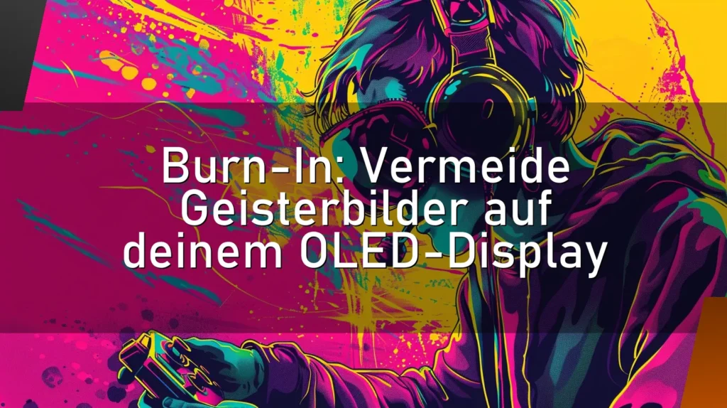 Burn-In: Vermeide Geisterbilder auf deinem OLED-Display