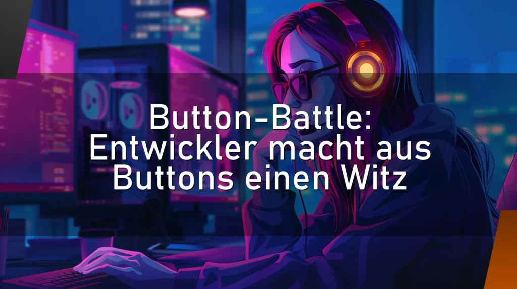 Button-Battle: Entwickler macht aus Buttons einen Witz