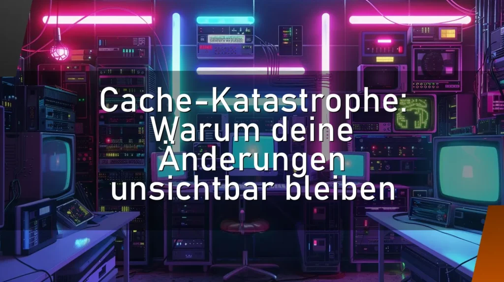 Cache-Katastrophe: Warum deine Änderungen unsichtbar bleiben