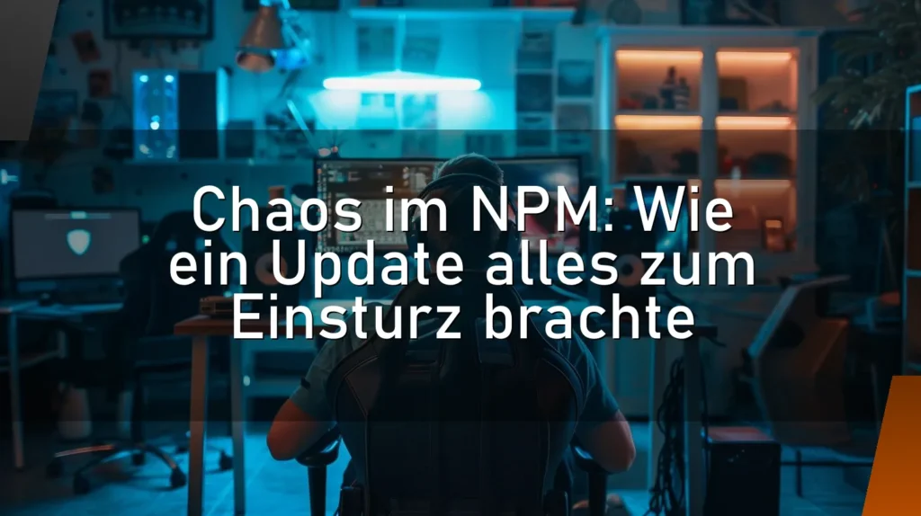 Chaos im NPM: Wie ein Update alles zum Einsturz brachte