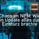 Chaos im NPM: Wie ein Update alles zum Einsturz brachte