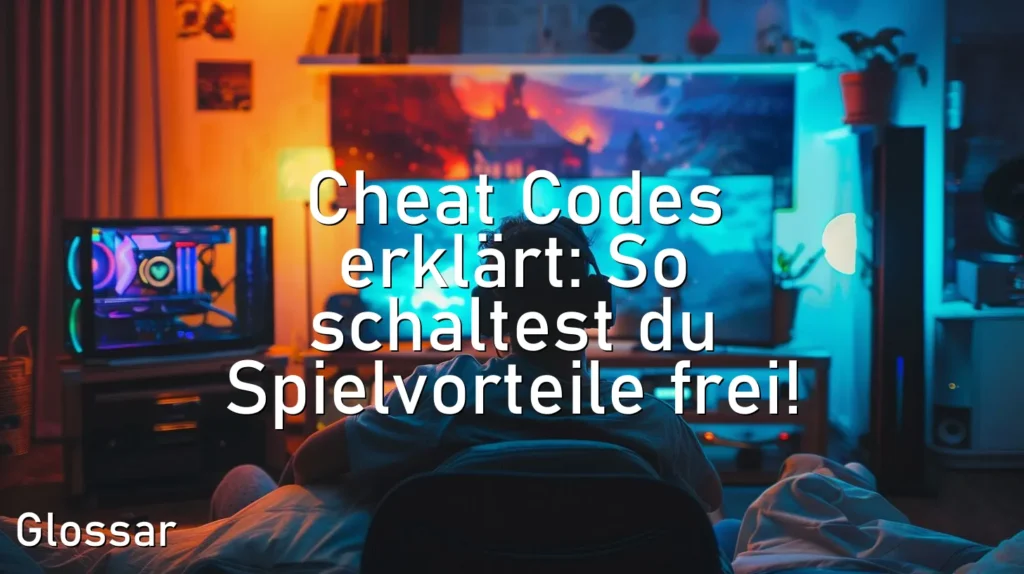 Cheat Codes erklärt: So schaltest du Spielvorteile frei!