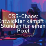 CSS-Chaos: Entwickler kämpft 8 Stunden für einen Pixel