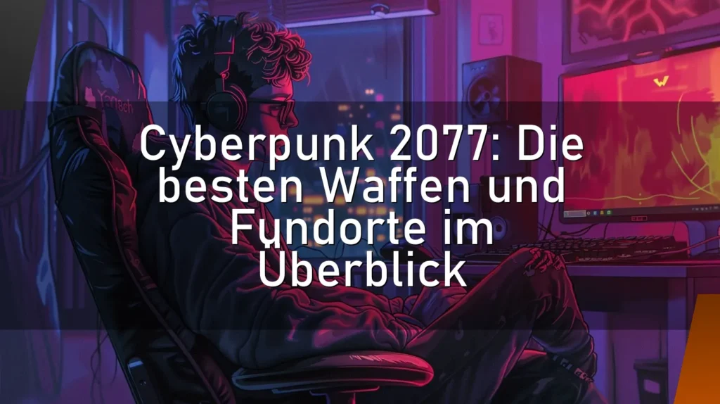 Cyberpunk 2077: Die besten Waffen und Fundorte im Überblick