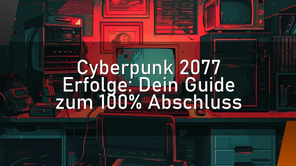 Cyberpunk 2077 Erfolge: Dein Guide zum 100% Abschluss