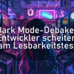 Dark Mode-Debakel: Entwickler scheitert am Lesbarkeitstest