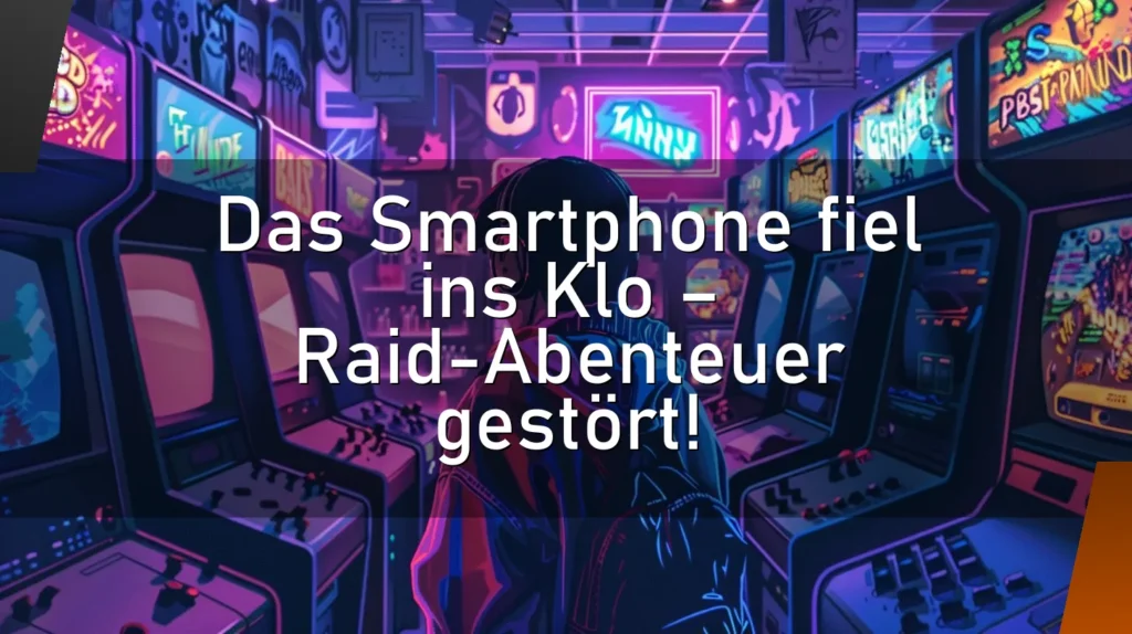 Das Smartphone fiel ins Klo – Raid-Abenteuer gestört!