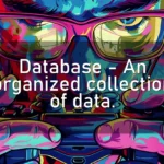 Database – An organized collection of data.