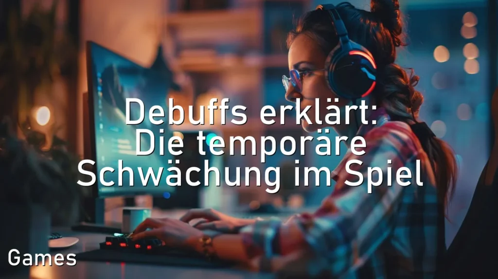 Debuffs erklärt: Die temporäre Schwächung im Spiel