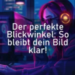 Der perfekte Blickwinkel: So bleibt dein Bild klar!