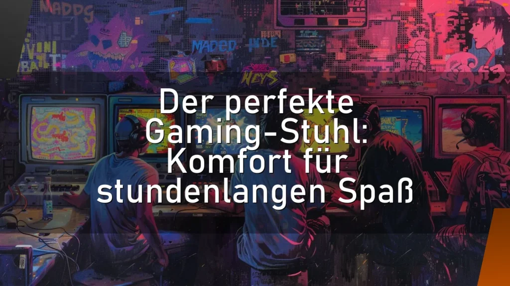 Der perfekte Gaming-Stuhl: Komfort für stundenlangen Spaß