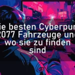 Die besten Cyberpunk 2077 Fahrzeuge und wo sie zu finden sind