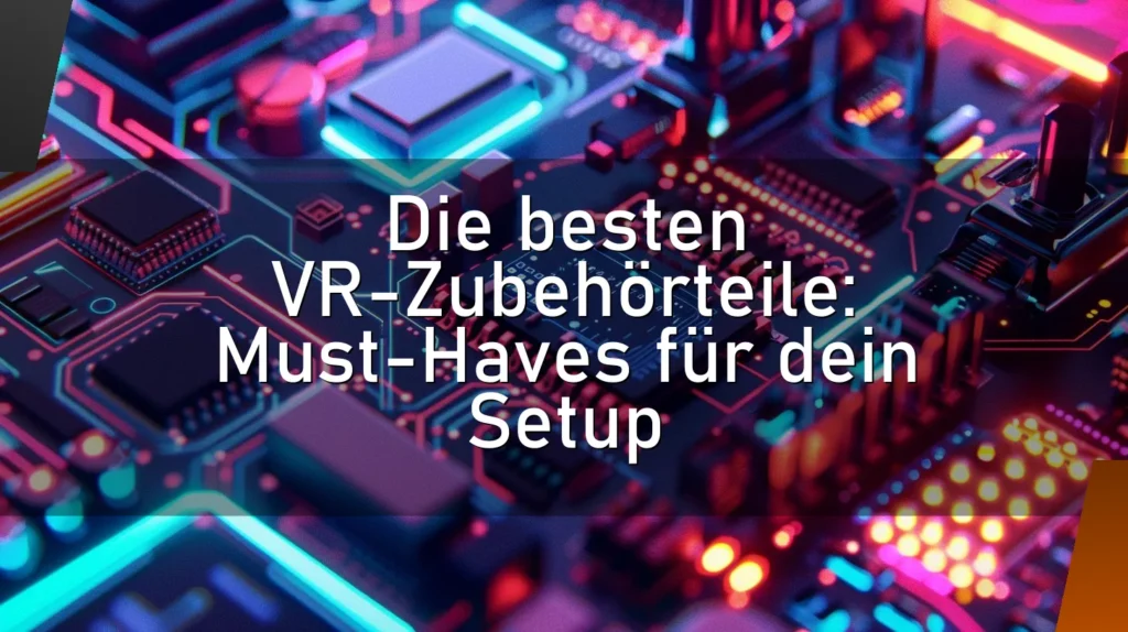 Die besten VR-Zubehörteile: Must-Haves für dein Setup