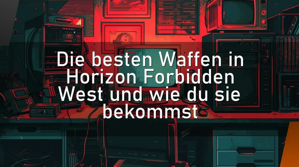 Die besten Waffen in Horizon Forbidden West und wie du sie bekommst