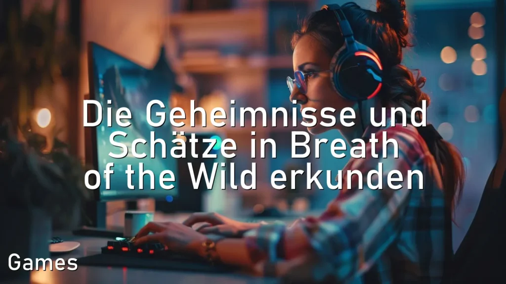 Die Geheimnisse und Schätze in Breath of the Wild erkunden
