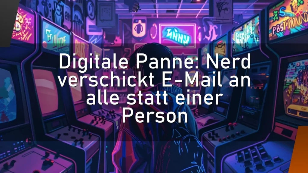 Digitale Panne: Nerd verschickt E-Mail an alle statt einer Person
