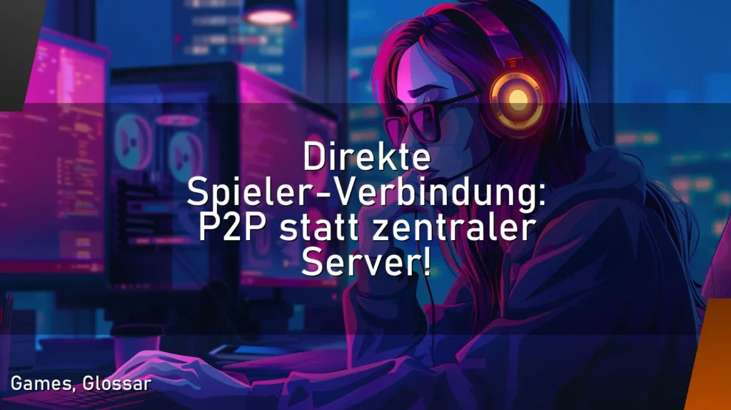 Direkte Spieler-Verbindung: P2P statt zentraler Server!