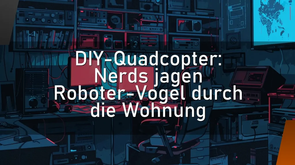 DIY-Quadcopter: Nerds jagen Roboter-Vogel durch die Wohnung