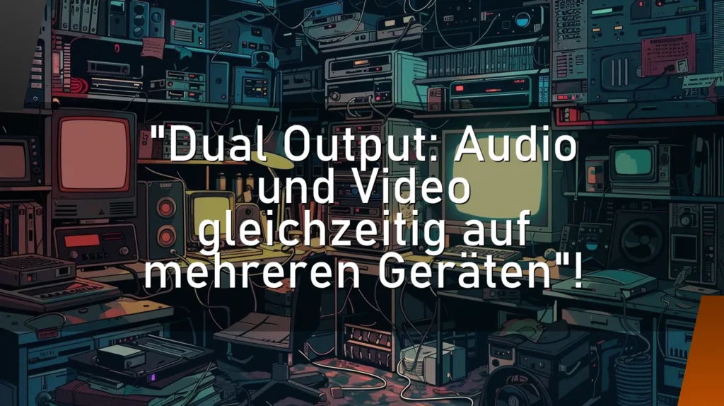 “Dual Output: Audio und Video gleichzeitig auf mehreren Geräten”!