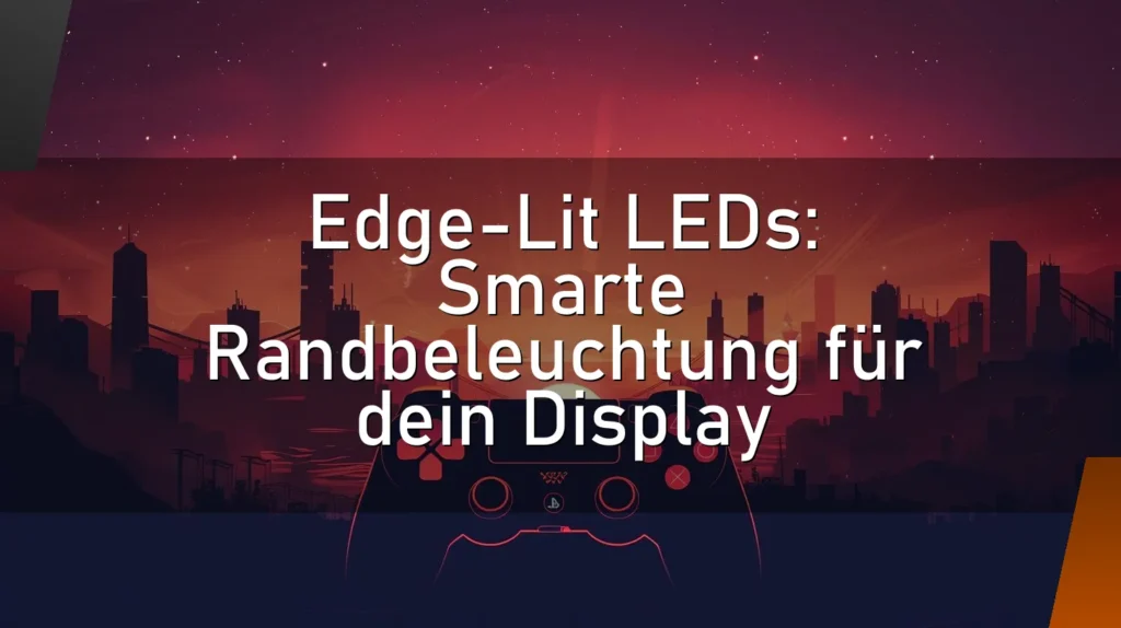 Edge-Lit LEDs: Smarte Randbeleuchtung für dein Display