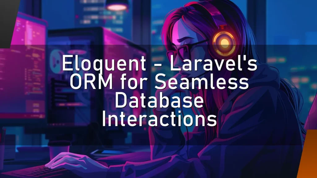 Eloquent – Laravel’s ORM for Seamless Database Interactions