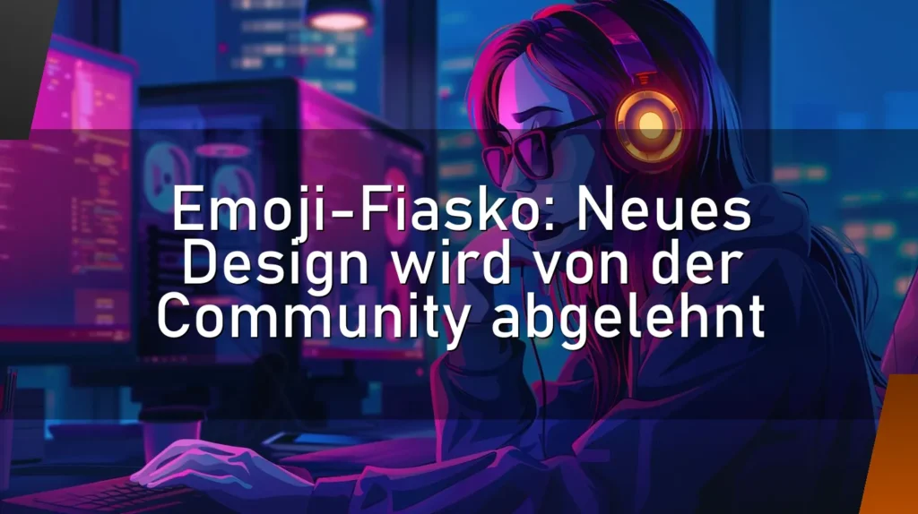 Emoji-Fiasko: Neues Design wird von der Community abgelehnt