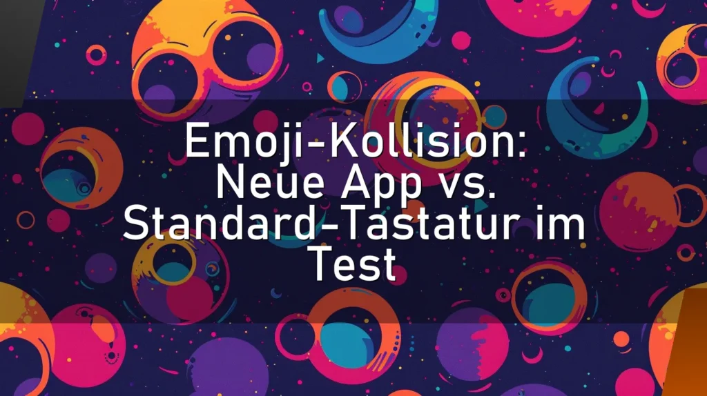 Emoji-Kollision: Neue App vs. Standard-Tastatur im Test
