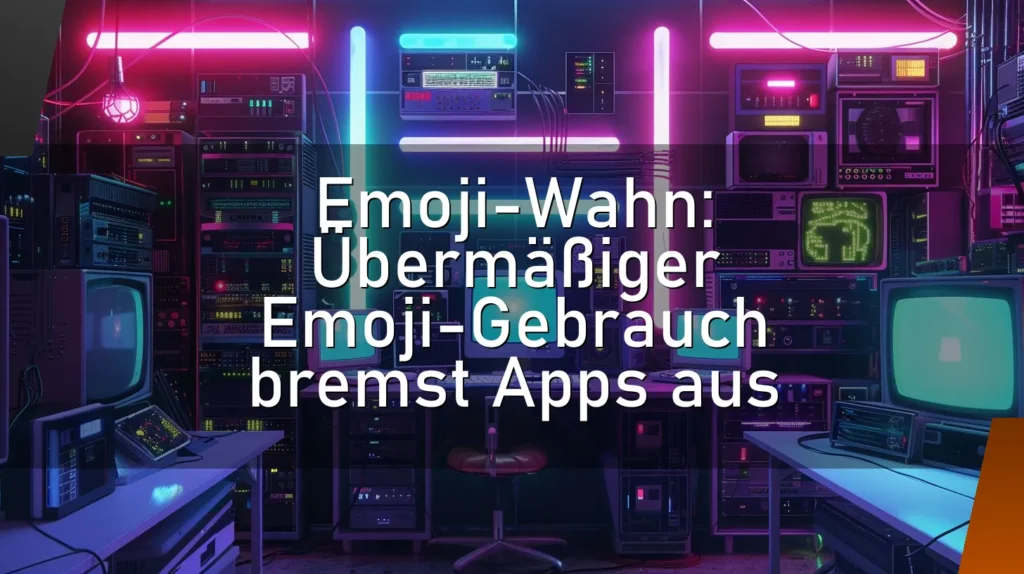 Emoji-Wahn: Übermäßiger Emoji-Gebrauch bremst Apps aus