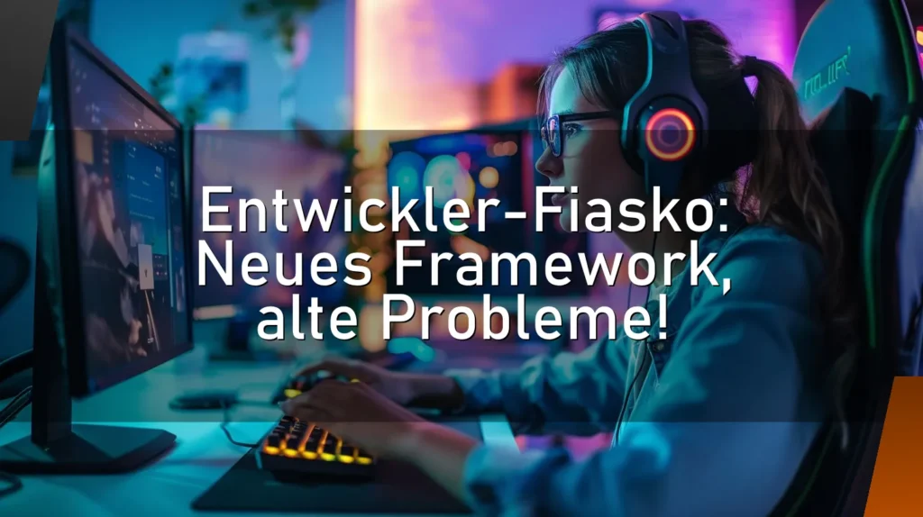Entwickler-Fiasko: Neues Framework, alte Probleme!