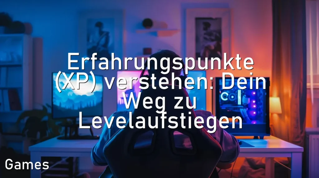 Erfahrungspunkte (XP) verstehen: Dein Weg zu Levelaufstiegen