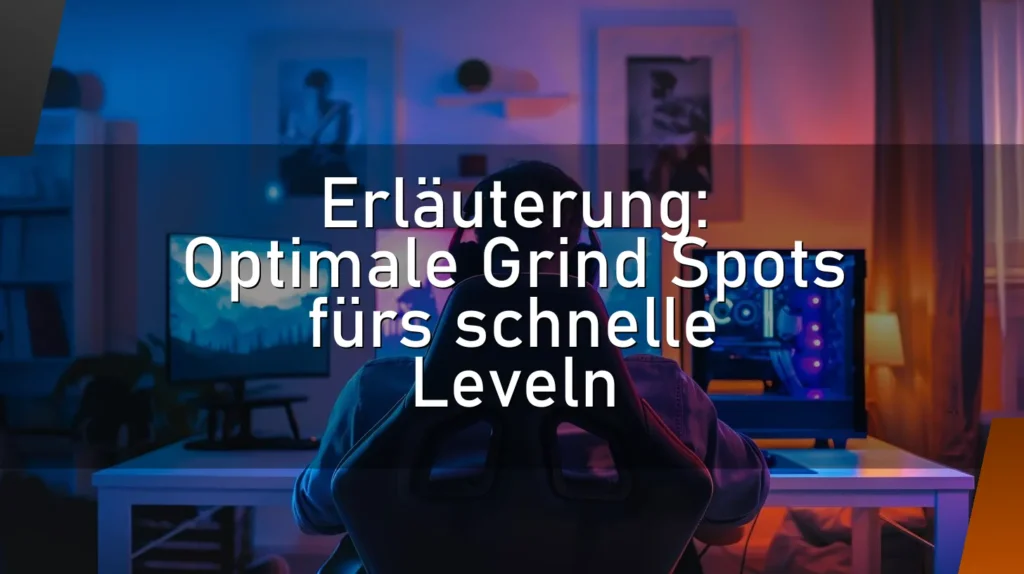 Erläuterung: Optimale Grind Spots fürs schnelle Leveln